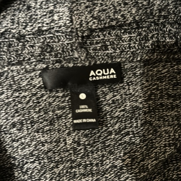 Aqua Cashmere Cardigan - Picture 3 of 3